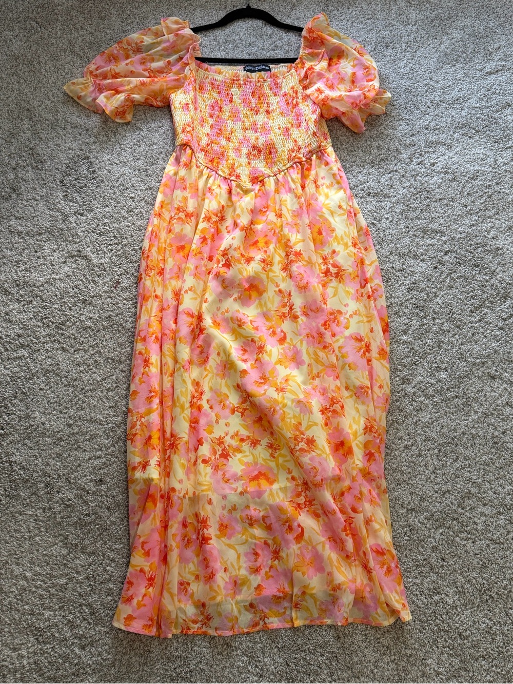 Scarlet Darkness floral dress